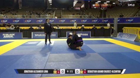 Sebastian Adamo Dauselt-Alcantar vs Jonathan Alexander Luna 2026 Pan Jiu Jitsu IBJJF Championship
