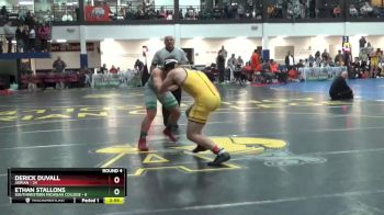 174 lbs Round 4 (10 Team) - Derick Duvall, Adrian vs Ethan Stallons, Southwestern Michigan College