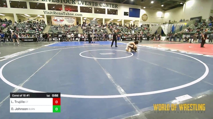 101 lbs Consi Of 16 #1 - Louie Trujillo, Central vs Dallen Johnson ...