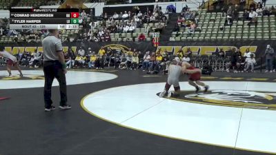125 lbs Cons. Round 2 - Conrad Hendriksen, Oklahoma vs Tyler Harper, Little Rock