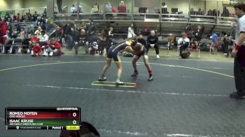 70 lbs Quarterfinal - Romeo Moten, Ohio Heroes vs Isaac Kruse, Archbold Wrestling Club