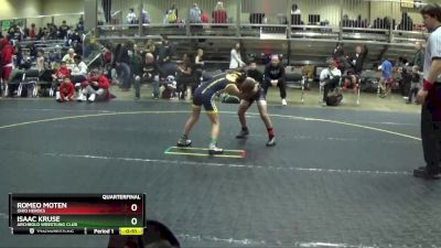 70 lbs Quarterfinal - Romeo Moten, Ohio Heroes vs Isaac Kruse, Archbold Wrestling Club