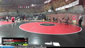 133 lbs 7th Place Match - Artemis Shmuel, Santa Ana College vs Makoa Shefte, Santa Ana College