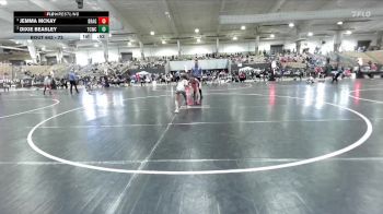 73 lbs Cons. Round 3 - Dixie Beasley, Blackman Wrestling Club vs Jemma McKay, Brentwood Wrestling Club