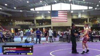 138 lbs Champ. Round 2 - Austin Collins, CO vs Logan Pistilli, CA