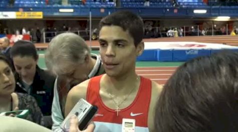 Matt Centrowitz wins first ever Wanamaker Mile at Millrose Games 2012