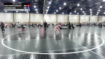 100 lbs Rr Rnd 1 - Ashley Marron Rodriguez, Heart And Pride Wrestling Club vs Cheyenne Penn, Patriots Wrestling Club-Dothan