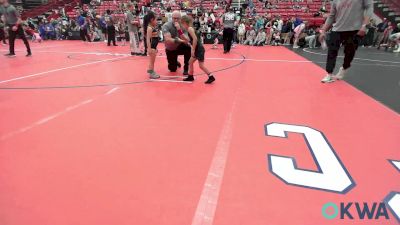 46-49 lbs Rr Rnd 2 - Raygen Bryant, Prime Wrestling vs Lenora Goodfox, Pawhuska Elks Takedown