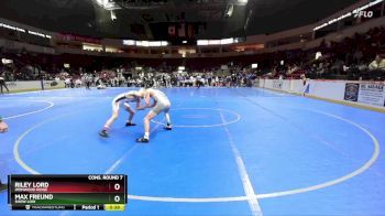 120 lbs Cons. Round 7 - Max Freund, Show Low vs Riley Lord, Ironwood Ridge