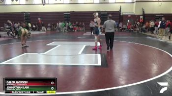 JV-6 lbs Quarterfinal - Caleb Jackson, Northeast Community vs Johnathan Law, Iowa City, West