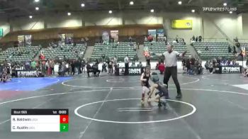 49 lbs Consi Of 4 - Jamison Steward, Lassen Wrestling Association vs Uriah Barabin, Yuba Sutter Combat