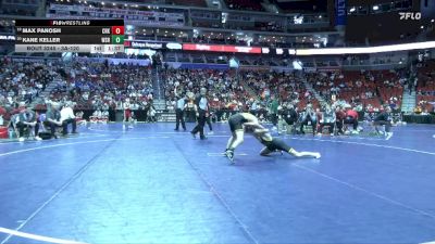 3A-120 lbs Cons. Round 2 - Max Panosh, Cedar Rapids Kennedy vs Kane Keller, Waverly-Shell Rock