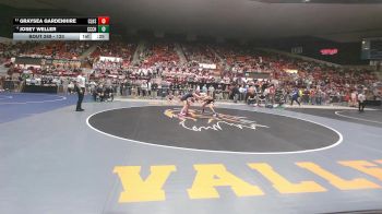 120 lbs Cons. Round 2 - Graysea Gardenhire, Clearwater HS vs Josey Weller, Clay Center Community HS