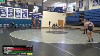 165 lbs Round 5 - Jay Greiner, Chicago vs Kale Roth, Dubuque