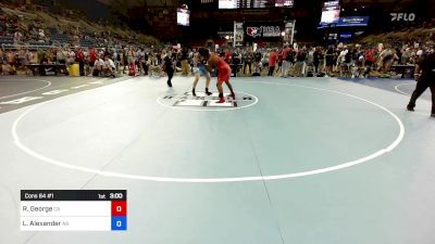 215 lbs Cons 64 #1 - Ryan George, CA vs Liam Alexander, AR