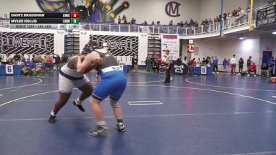 285 lbs Quarterfinal - Dante Bradshaw, Armstrong vs Myles Hollis, Connellsville