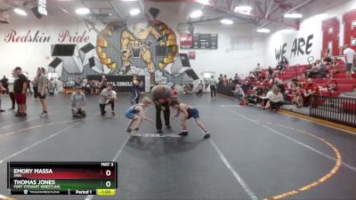 75-80 lbs Round 5 - Emory Massa, SWA vs Thomas Jones, Fort Stewart Wrestling