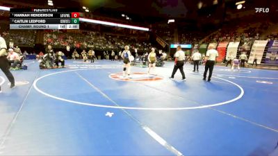 120 Class 2 lbs Champ. Round 1 - Hannah Henderson, Lafayette (Wildwood) vs Caitlin Ledford, Central (St. Joseph)