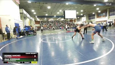 157 lbs Champ. Round 1 - Dominic Sanchez, Clovis West vs Isaac Rodriguez, Eleanor Roosevelt