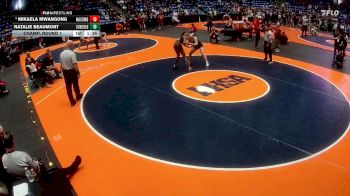 145 lbs Champ. Round 1 - Mikaela Mwangong, Macomb vs Natalie Beaumont, Toledo (Cumberland)