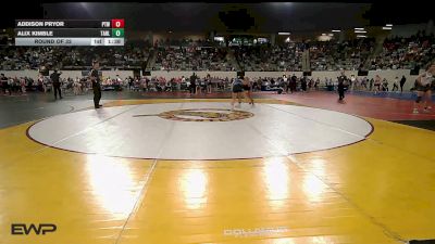 160 lbs Round Of 32 - Addison Pryor, Pryor Tigers Wrestling vs Alix Kimble, Tahlequah JH Girls