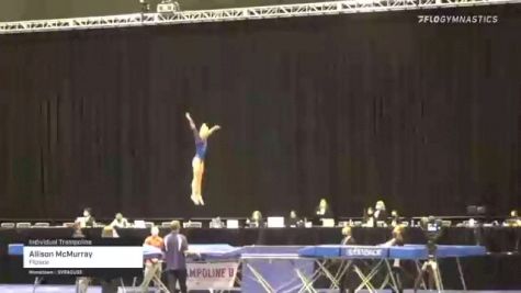 Allison McMurray - Individual Trampoline, Flipside - 2021 USA Gymnastics Championships