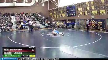 152 lbs Quarterfinal - Marciano Montano, Fernley vs Shandon Matheson, Moapa Valley