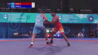 97 kg Qualif. - Akshay Rana, India vs Andrej Rodin, Croatia