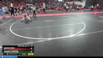 100 lbs Cons. Round 2 - Logan Dunn, BYA vs Parker Schnoor, Askren Wrestling Academy