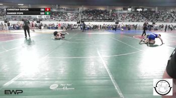 130 lbs Round Of 32 - Christian Garcia, Eufaula Ironheads Wrestling Club vs Zander Pope, Sand Springs Jr High