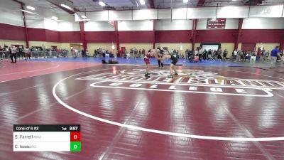 165 lbs Consi Of 8 #2 - Shea Farrell, Maine Maritime Academy vs Constantine Isaac, Rhode Island College