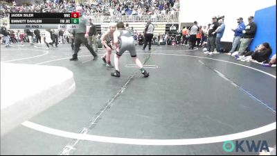 90 lbs Rr Rnd 1 - Jaden Siler, Woodland Wrestling Club vs Emmett Dahlem, Jacket Wrestling Club