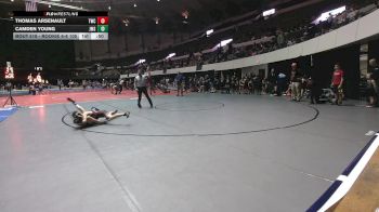 Rookie 6-8 105 Quarterfinal - Camden Young, Jolliff Middle School vs Thomas Arsenault, Tabb Wrestling Club