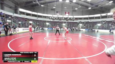 152 lbs Quarterfinal - Gavin Lucas, Bellefonte Area Hs vs Cooper Robinson, Waverly