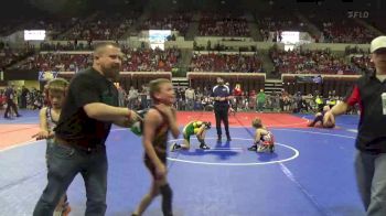 70 lbs Round 2 - Aela Ezell, Rustler Wrestling Club vs Brystol Richards, Butte Wrestling Club