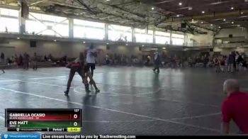 127 lbs Round 2 (4 Team) - Gabriella Ocasio, Black Mambas Red vs Eve Matt, Ohio