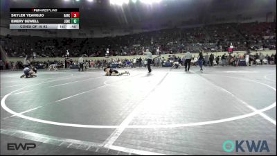 140 lbs Consi Of 16 #2 - Skyler Yeahguo, Darko Valley Wolf Pack vs Emery Sewell, Jenks