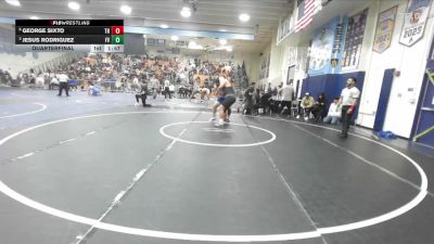 285 lbs Quarterfinal - Jesus Rodriguez, Fountain Valley vs George Sixto, Trabuco Hills