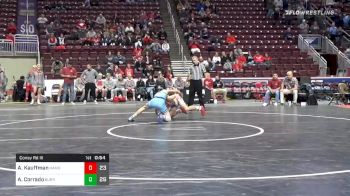 152 lbs Consolation - Ayden Kauffman, Hamburg Area Hs vs Aj Corrado, Burrell Hs