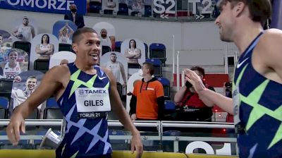 Elliott Giles Enters The 800m Medal Picture