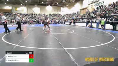 Quarterfinal - Thomas Kellas, Empire Wrestling Academy vs Carson Langford, Dallas Mat Club