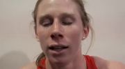 Phoebe Wright after 800 meters Millrose Games 2012