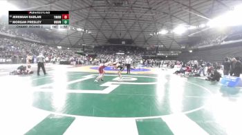 Boys 3A 126 lbs Champ. Round 2 - Morgan Presley, White River vs Jeremiah Sablan, Timberline