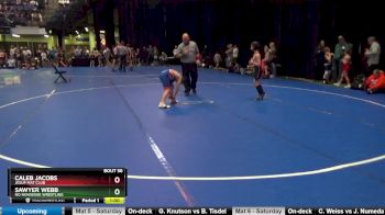 95 lbs Round 3 - Sawyer Webb, No Nonsense Wrestling vs Caleb Jacobs, Jesup Mat Club