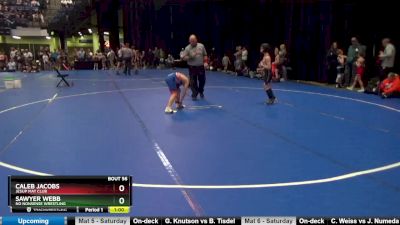 95 lbs Round 3 - Sawyer Webb, No Nonsense Wrestling vs Caleb Jacobs, Jesup Mat Club