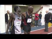 Bernard Lagat Victory Lap - Millrose Games 2012