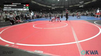 62 lbs Consi Of 4 - Lillian Shuemake, Viking Wrestling Club vs Emily Tice, Sperry Wrestling Club