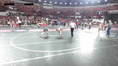 125 lbs Semifinal - Lucas Saron, Cedarburg Matdogs vs Colt Hoffman, Laona/Wabeno Rebels
