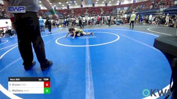 76 lbs Quarterfinal - Valdis Brown, D3 Wrestling Cluib vs Levi Matheny, Skiatook Youth Wrestling