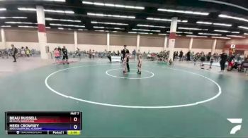 49 lbs Semifinal - Beau Russell, ReZults Wrestling vs Heidi Crowsey, Apex Grappling Academy
